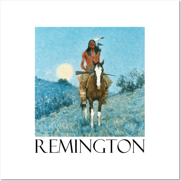 The Outlier by Frederic Remington Wall Art by Naves